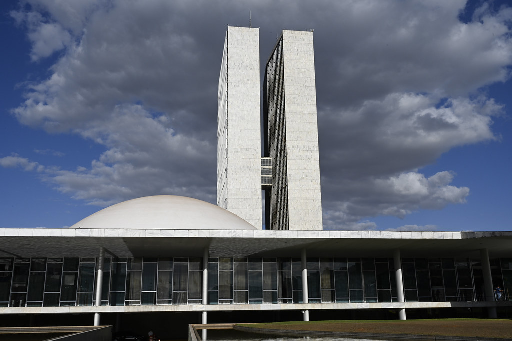 Fachada do Congresso Nacional, local da posse do presidente