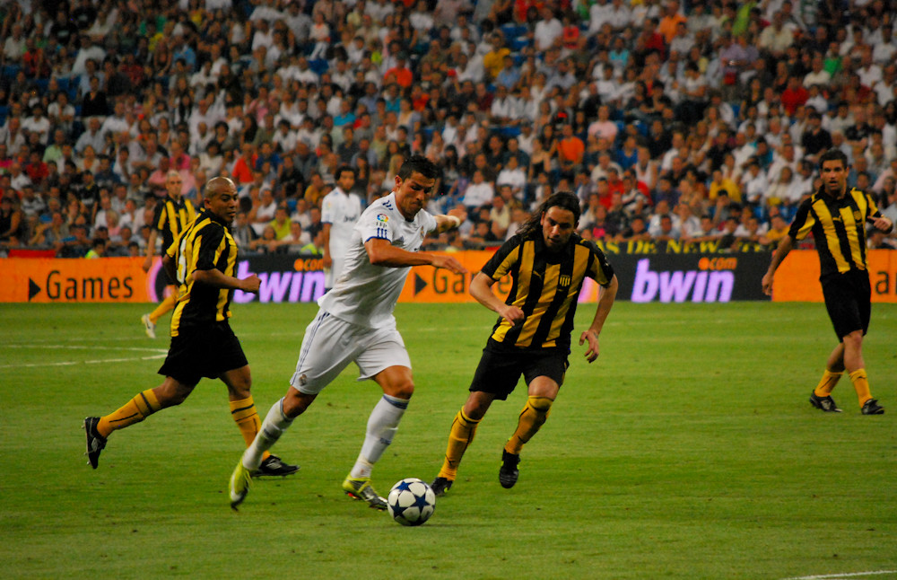 Cristiano Ronaldo pelo Real Madrid, em 2010