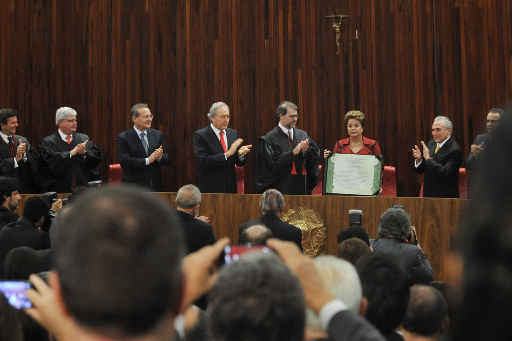 Diplomação de presidente no TSE em dezembro de 2014