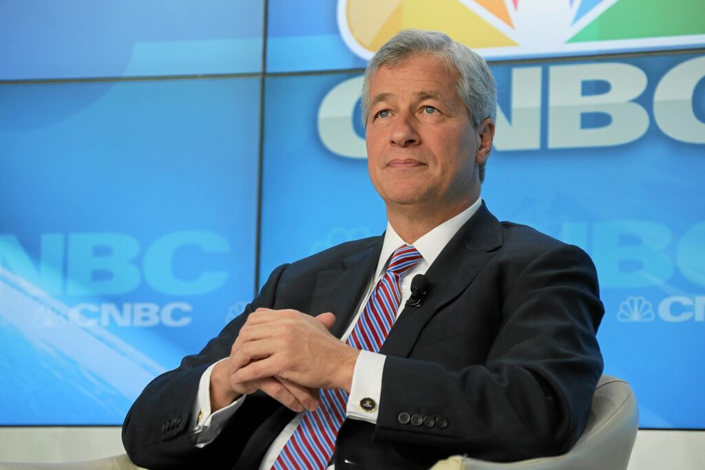 Jamie Dimon em debate no Fórum Econômico Mundial
