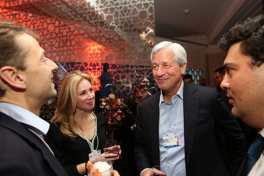 Jamie Dimon no Fórum Econômico Mundial de 2016