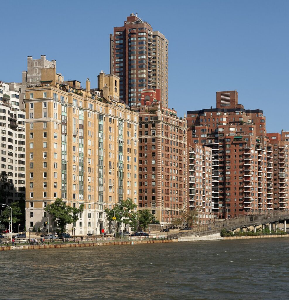 Morar nos Estados Unidos: prédios residenciais em Manhattan, Nova York
