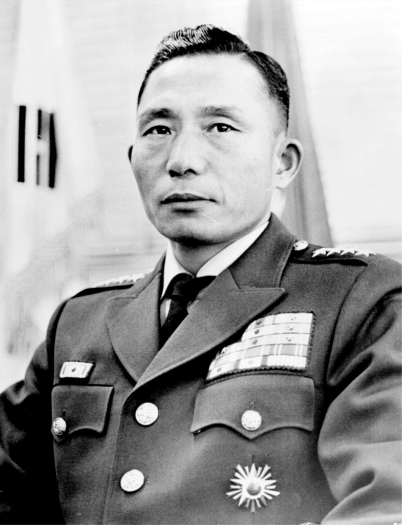 Park Chung-hee em 1962, no início da fase em que a Coreia do Sul ficou rica