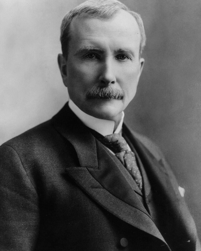 Rockefeller aos 49 anos, no auge do truste