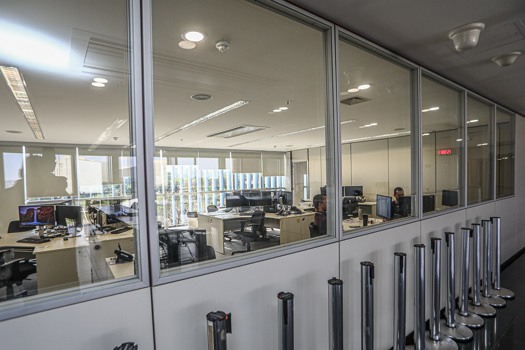 Sala de totalização dos votos no TSE